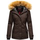 Womens Winter Jacket Valery Brown