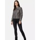 Womens Leather Jacket Lilian Grey