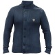 Mens Cardigan Cane Navy