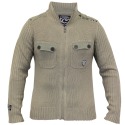 Mens Cardigan Brody Light Grey